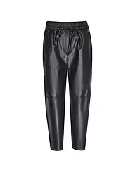 MARC CAIN | Hose Jogging Fit in Lederoptik RANCHI | dunkelblau