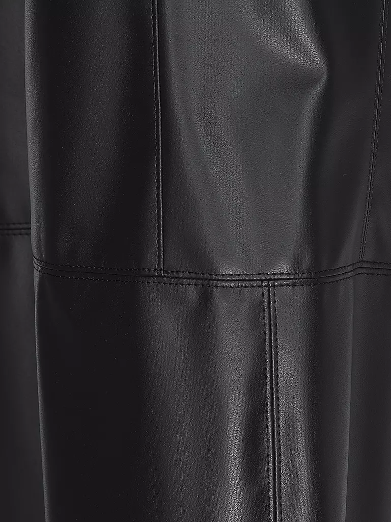 MARC CAIN | Hose Jogging Fit in Lederoptik RANCHI | dunkelblau