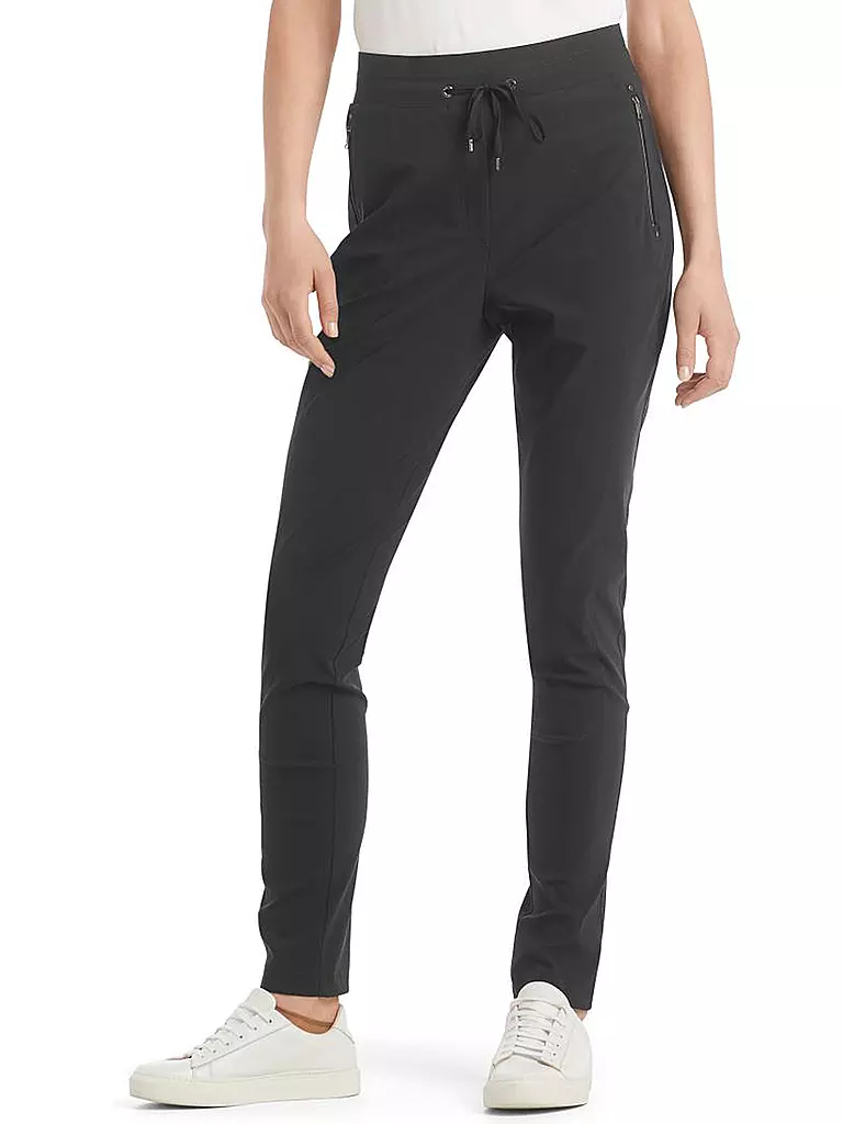 MARC CAIN | Hose Jogging Fit | schwarz