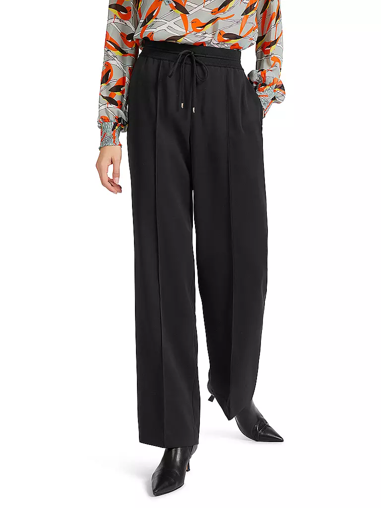 MARC CAIN | Hose Wide Leg WELBY | schwarz