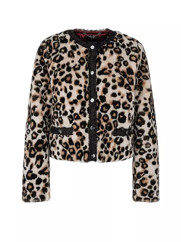 MARC CAIN | Jacke in Felloptik  | hellbraun