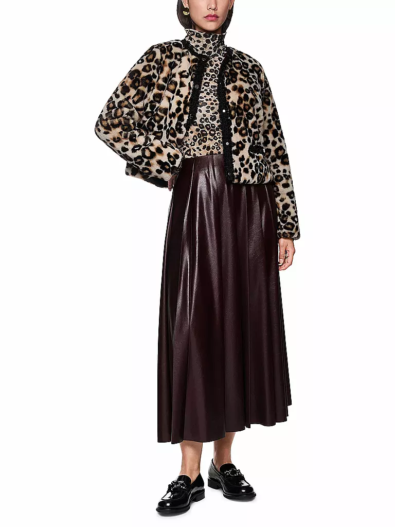 MARC CAIN | Jacke in Felloptik  | hellbraun