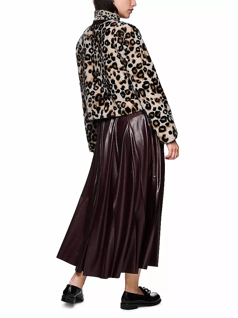 MARC CAIN | Jacke in Felloptik  | hellbraun