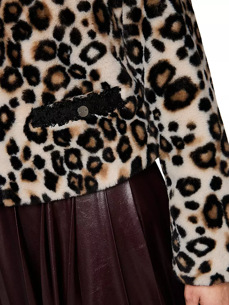 MARC CAIN | Jacke in Felloptik  | hellbraun