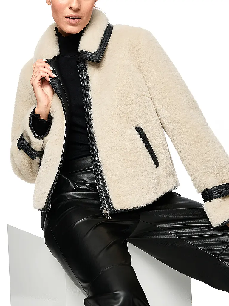 MARC CAIN | Jacke in Felloptik | 