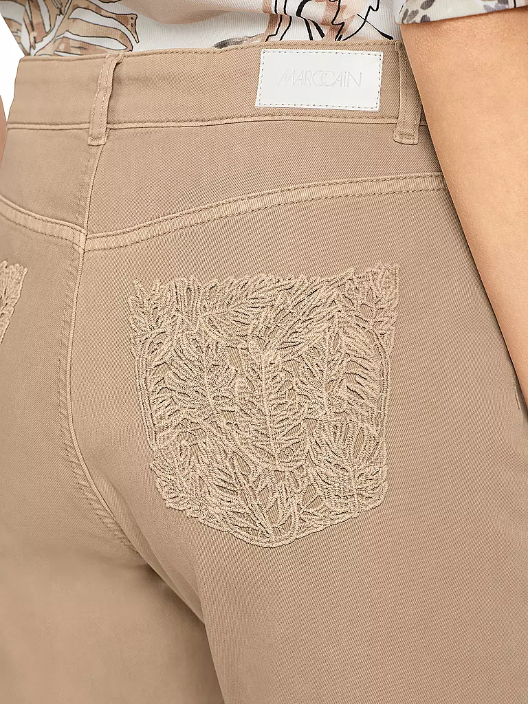 MARC CAIN | Jeans Bootcut Fit 7/8 | beige