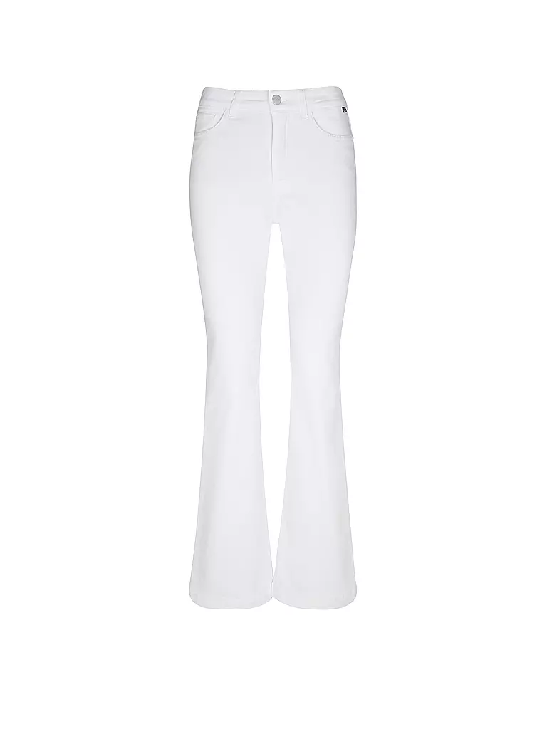 MARC CAIN | Jeans Flared Fit FARO | weiss