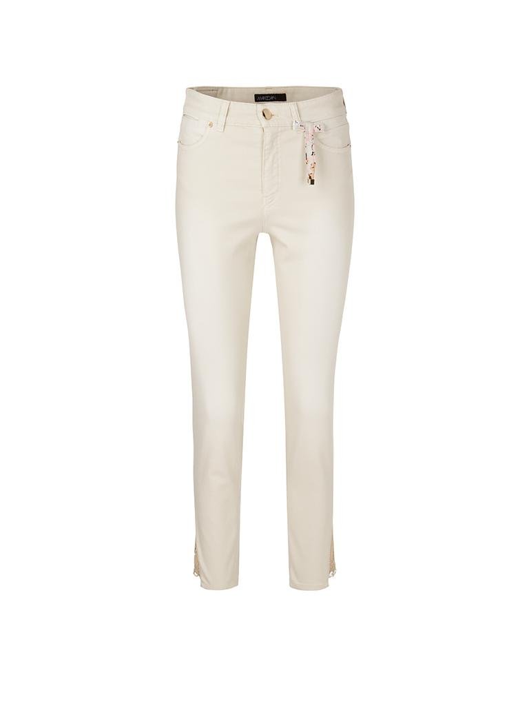 MARC CAIN | Jeans Slim Fit Croppes | beige