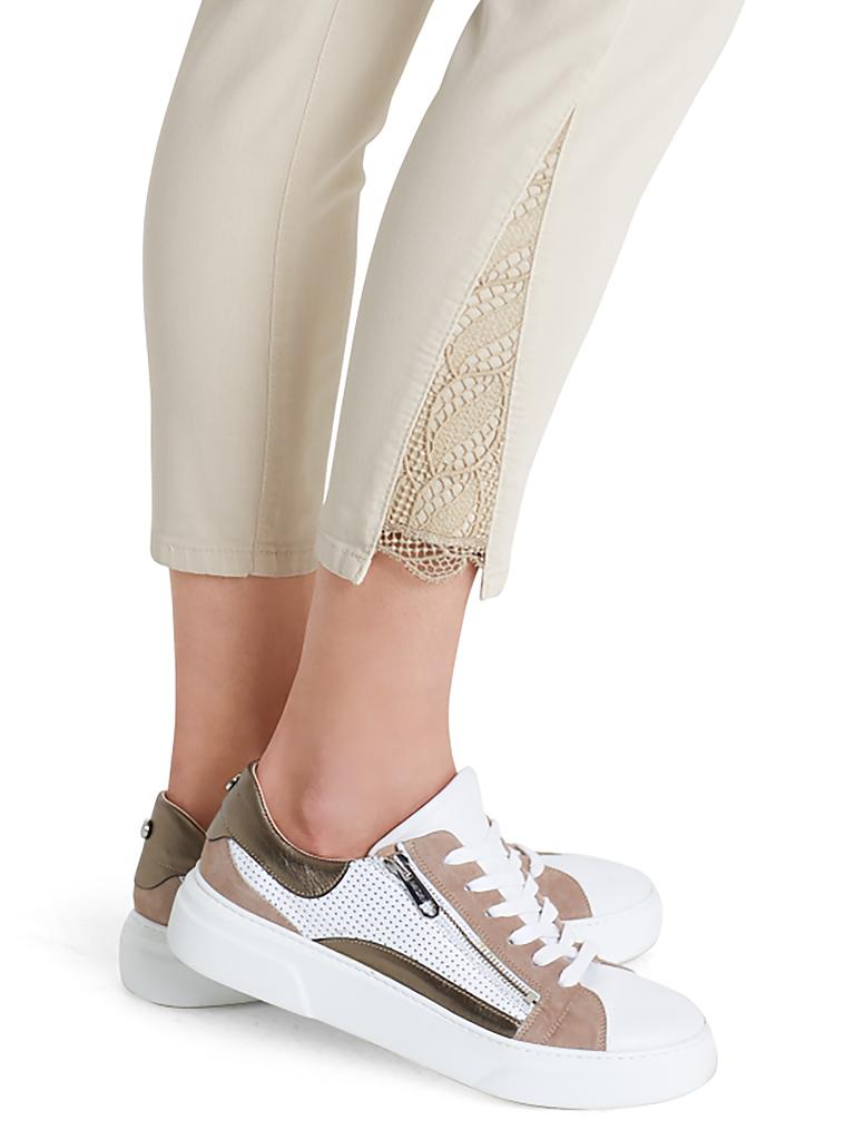 MARC CAIN | Jeans Slim Fit Croppes | beige
