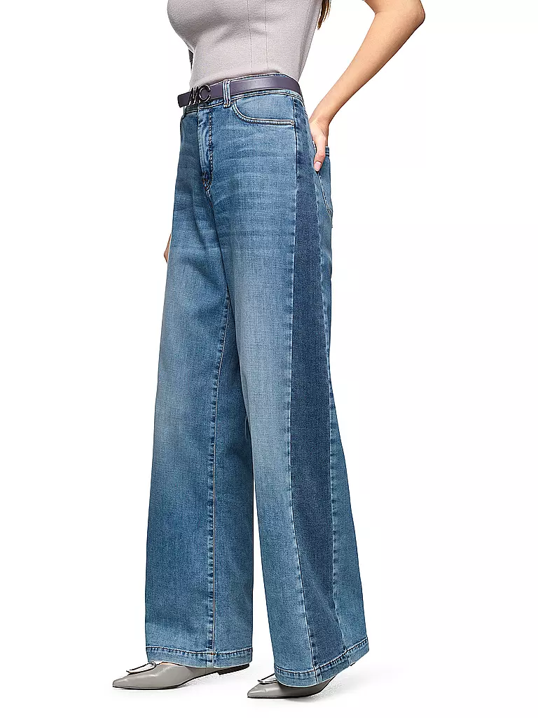 MARC CAIN | Jeans Wide Fit WARRI | blau