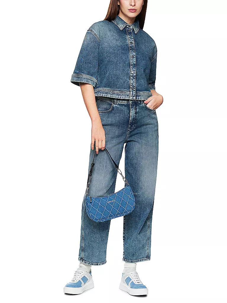 MARC CAIN | Jeansbluse  | blau