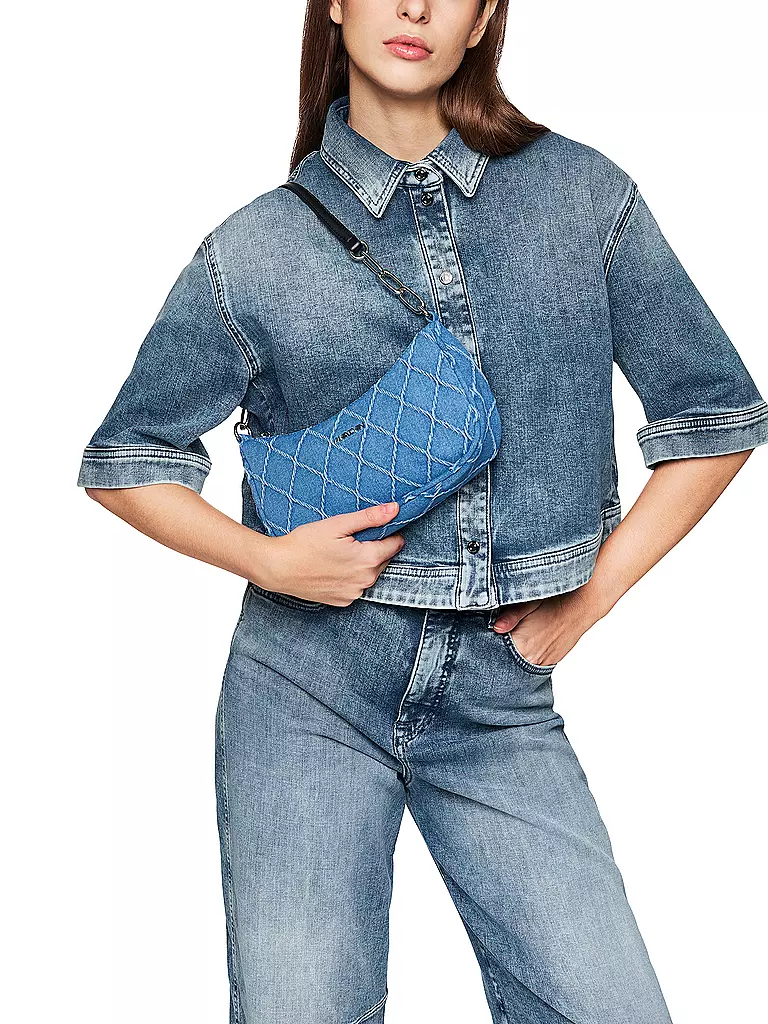 MARC CAIN | Jeansbluse  | blau