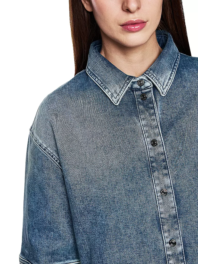 MARC CAIN | Jeansbluse  | blau