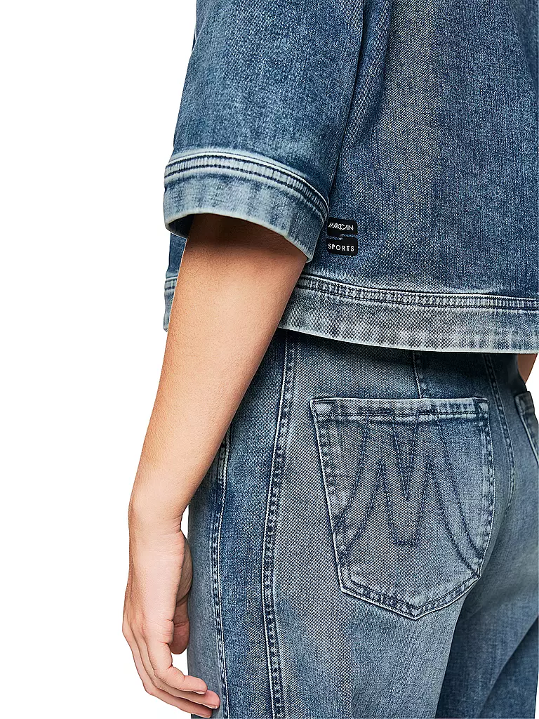 MARC CAIN | Jeansbluse  | blau