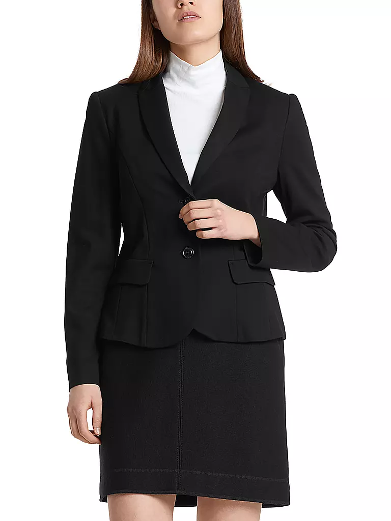 MARC CAIN | Jerseyblazer | schwarz