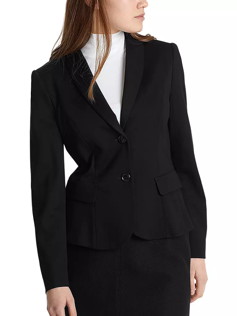 MARC CAIN | Jerseyblazer | schwarz