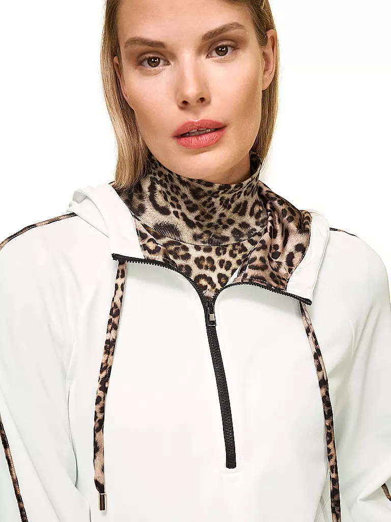 MARC CAIN | Kapuzensweater - Hoodie | weiss