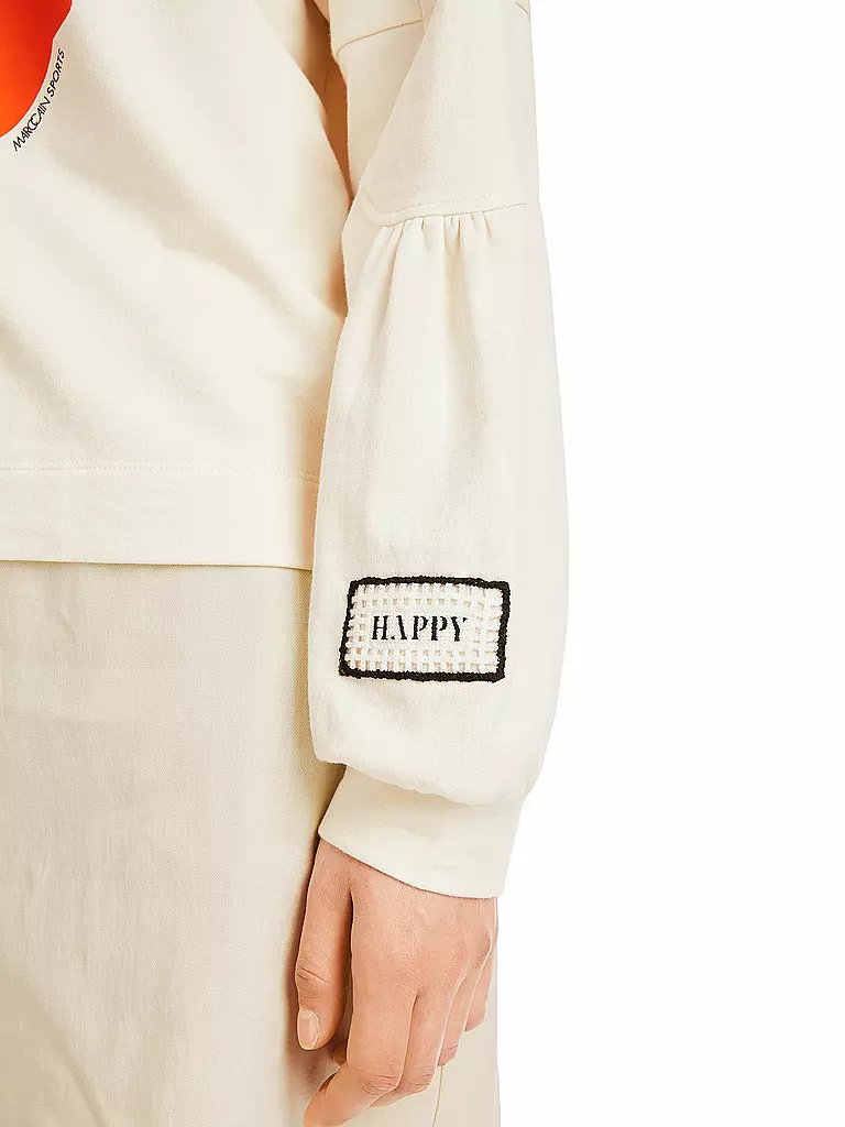 MARC CAIN | Kapuzensweater - Hoodie | creme