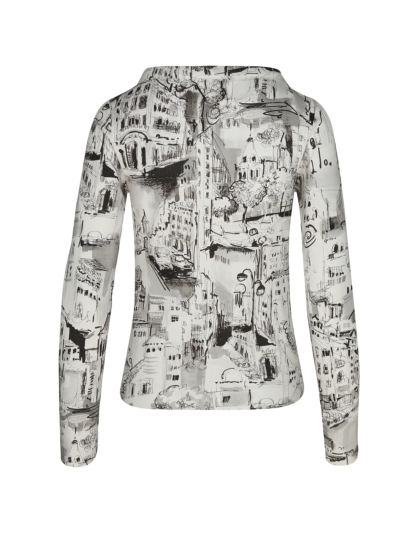 MARC CAIN | Langarmshirt  | hellgrau