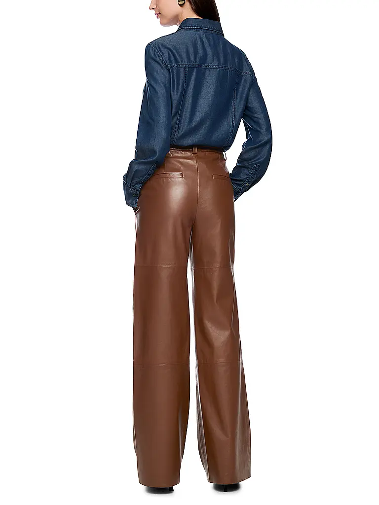 MARC CAIN | Lederhose WARRI | braun
