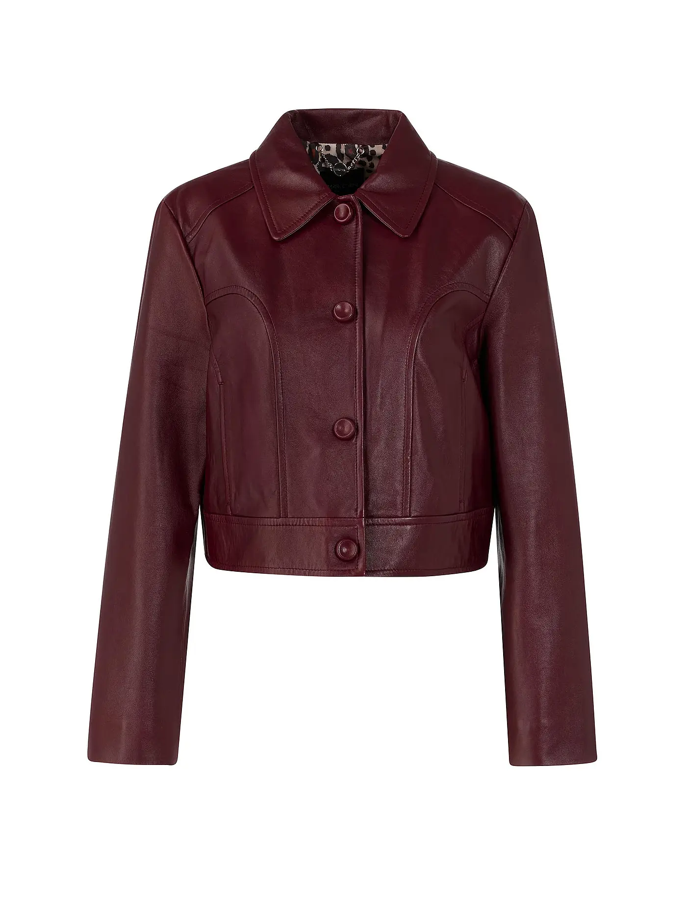 MARC CAIN | Lederjacke  | braun