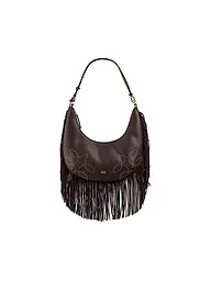MARC CAIN | Ledertasche - Hobo Bag | Braun
