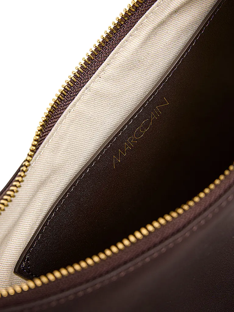 MARC CAIN | Ledertasche - Hobo Bag | Braun