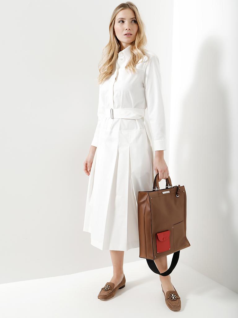 MARC CAIN | Ledertasche - Shopper | grau