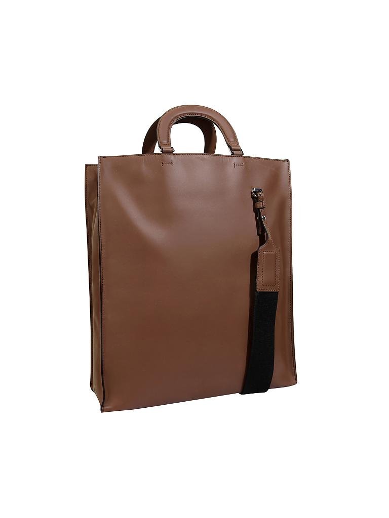 MARC CAIN | Ledertasche - Shopper | grau