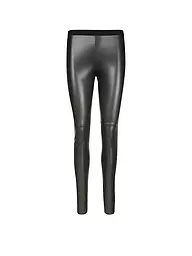 MARC CAIN | Leggings in Lederoptik | braun