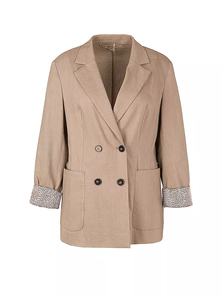 MARC CAIN | Leinenblazer | beige