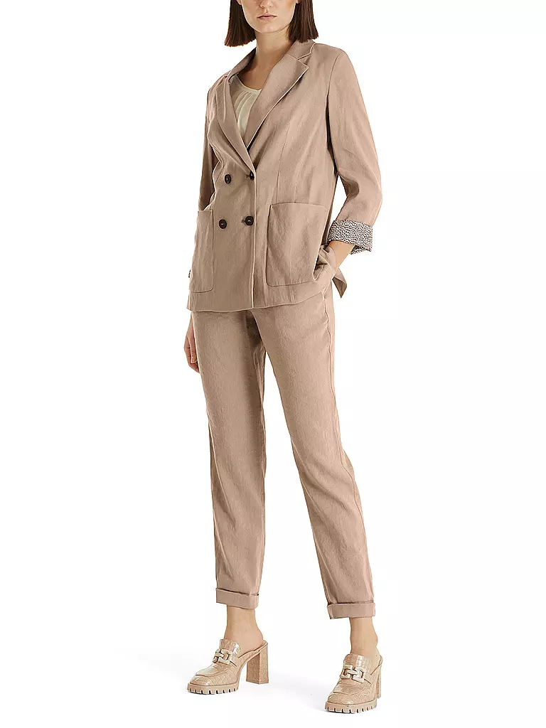 MARC CAIN | Leinenblazer | beige