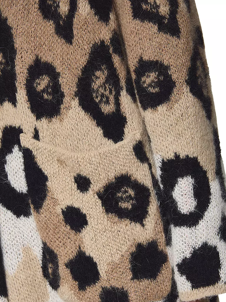 MARC CAIN | Mantel in Felloptik | hellbraun