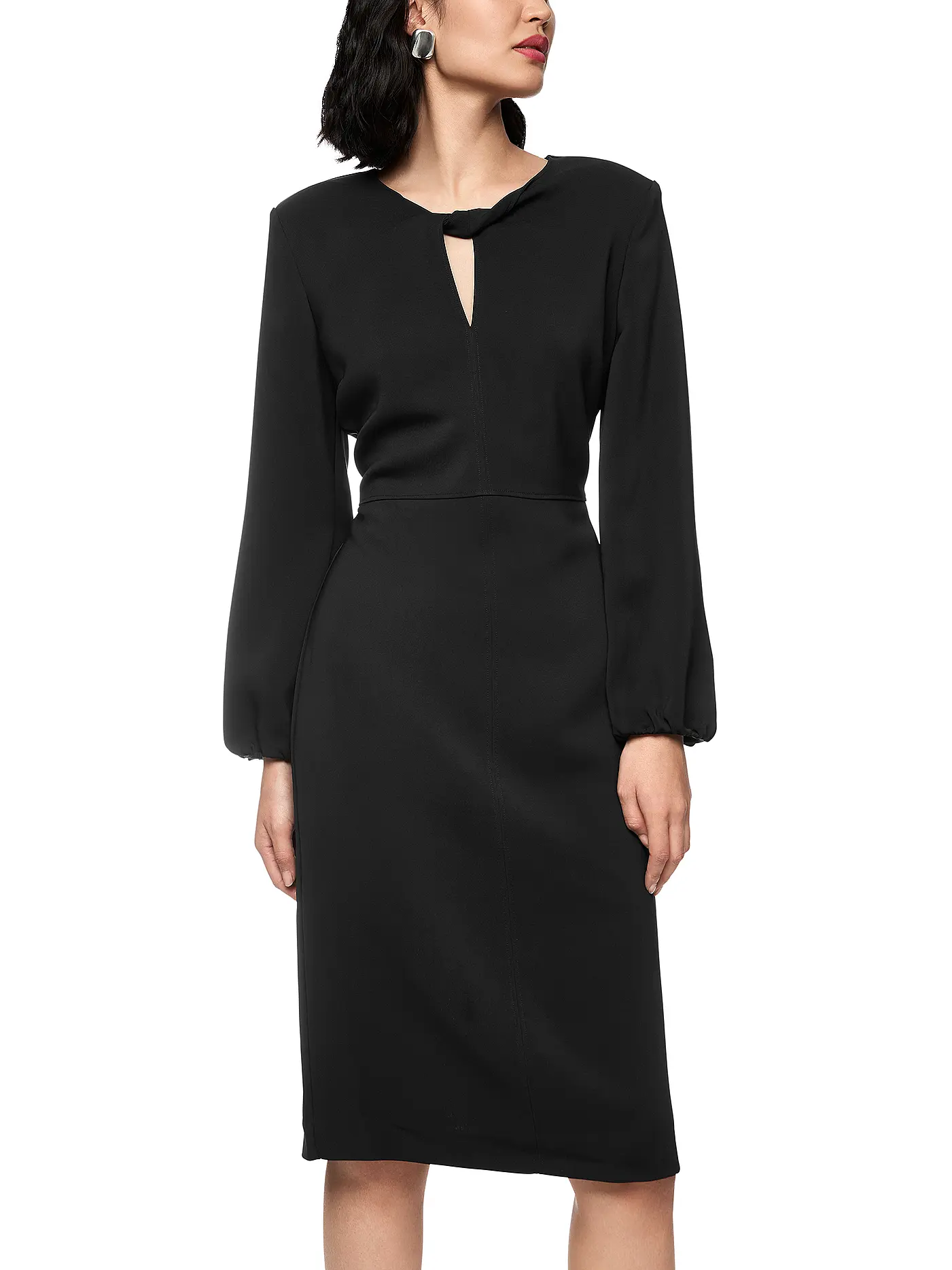MARC CAIN | Midikleid  | schwarz