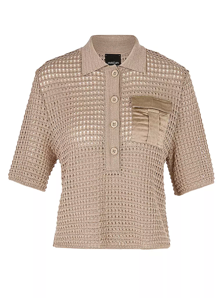 MARC CAIN | Poloshirt | hellbraun