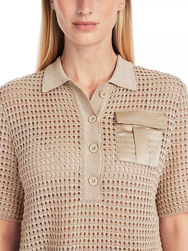 MARC CAIN | Poloshirt | hellbraun