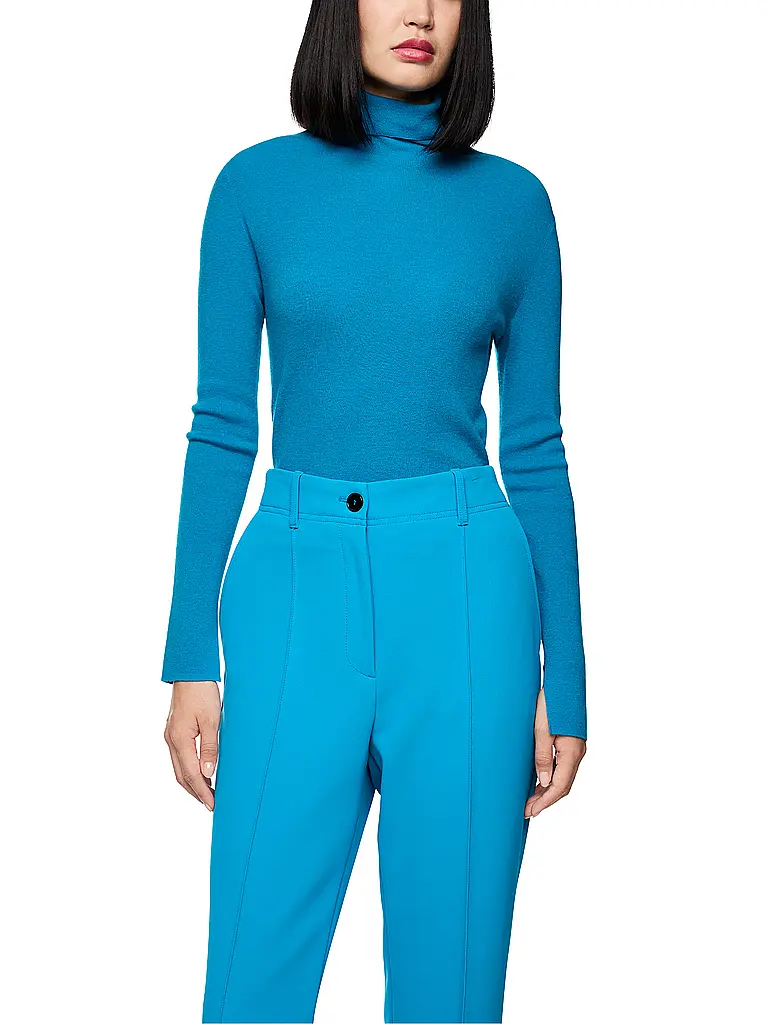 MARC CAIN | Rollkragenpullover  | Blau
