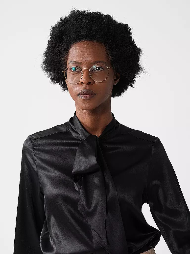 MARC CAIN | Seidenbluse | schwarz