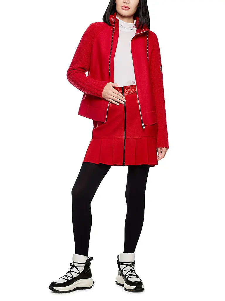 MARC CAIN | Strickjacke  | Dunkelrot