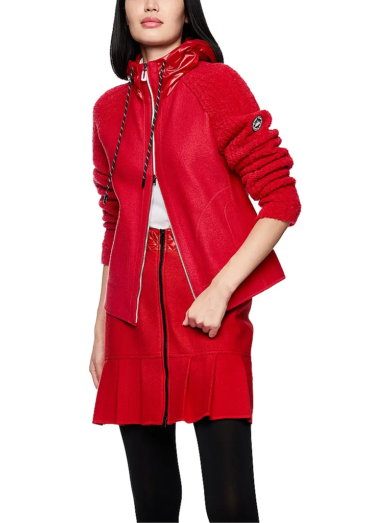 MARC CAIN | Strickjacke  | Dunkelrot