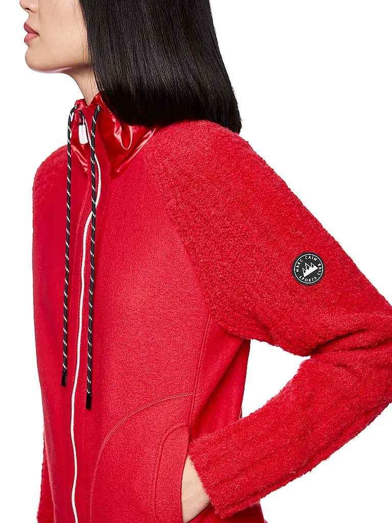 MARC CAIN | Strickjacke  | Dunkelrot