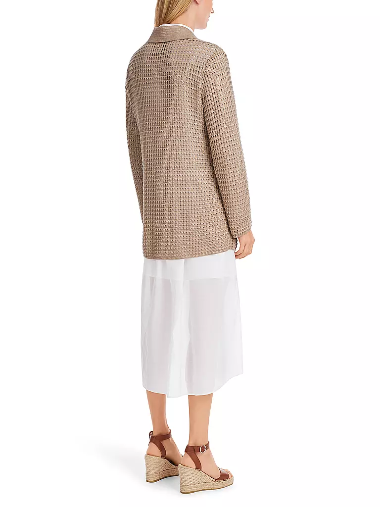 MARC CAIN | Strickjacke | hellbraun