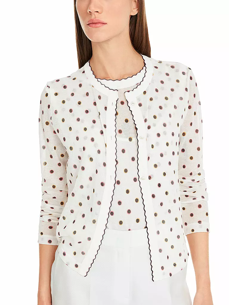 MARC CAIN | Strickjacke | weiss
