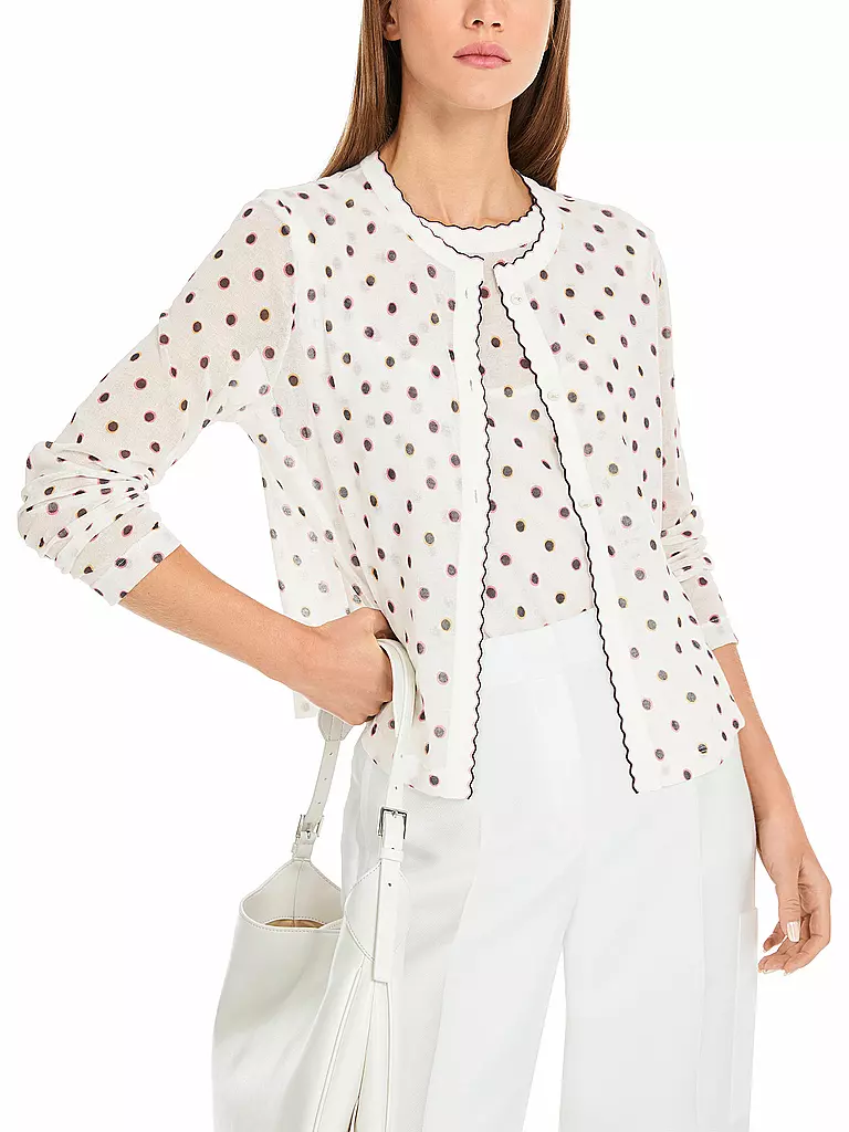 MARC CAIN | Strickjacke | weiss