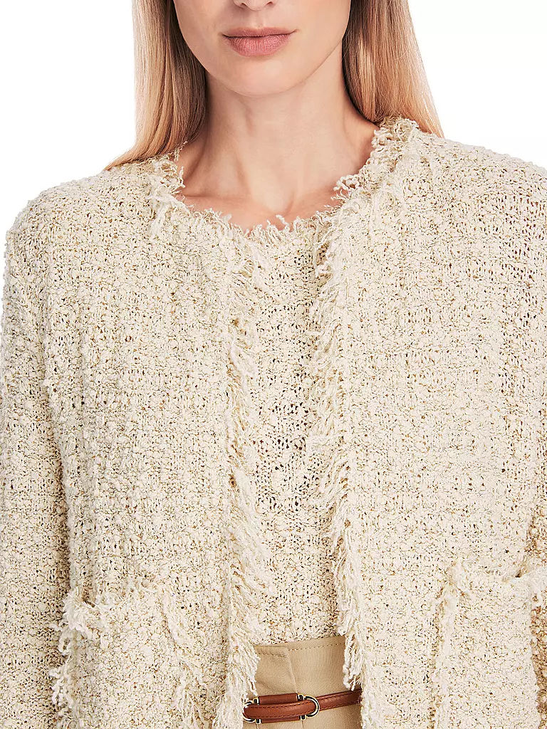 MARC CAIN | Strickjacke | hellbraun