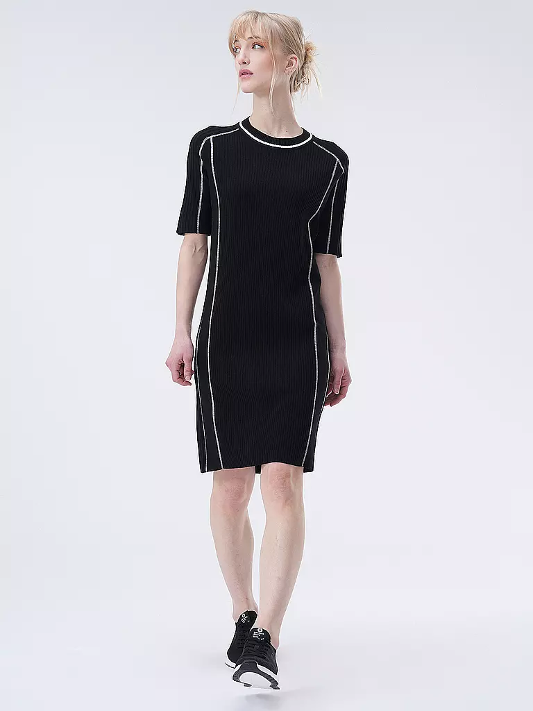 MARC CAIN | Strickkleid | schwarz