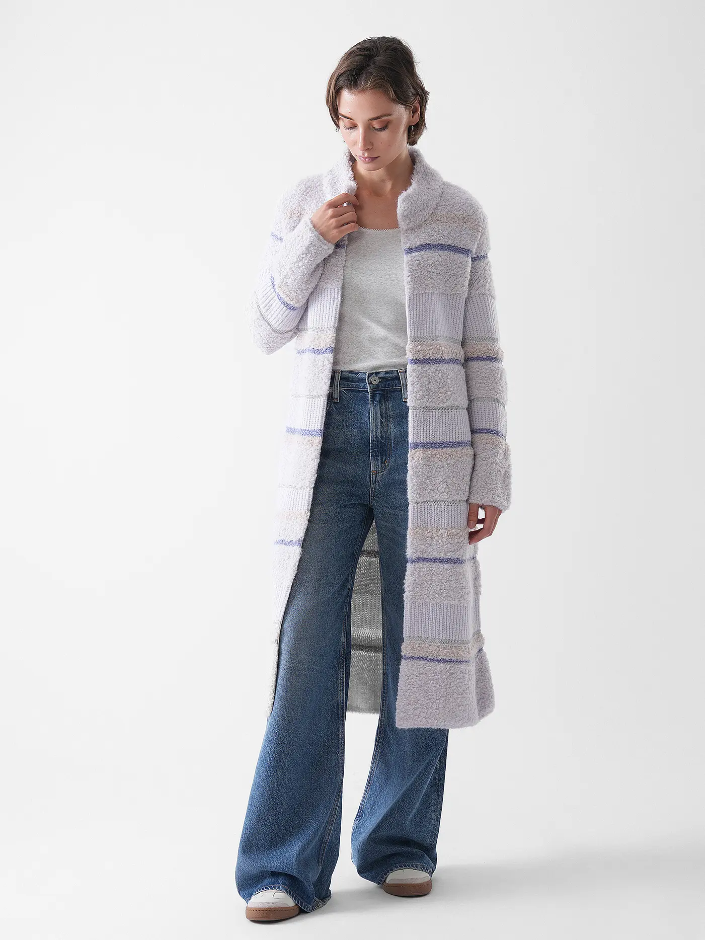 MARC CAIN | Strickmantel  | hellblau