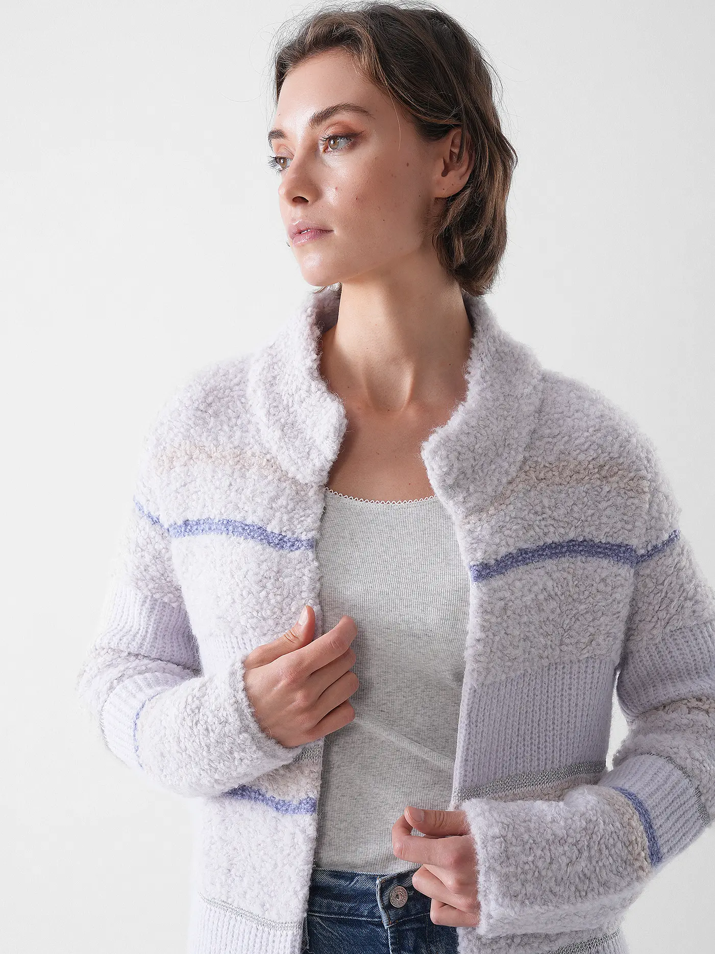 MARC CAIN | Strickmantel  | hellblau