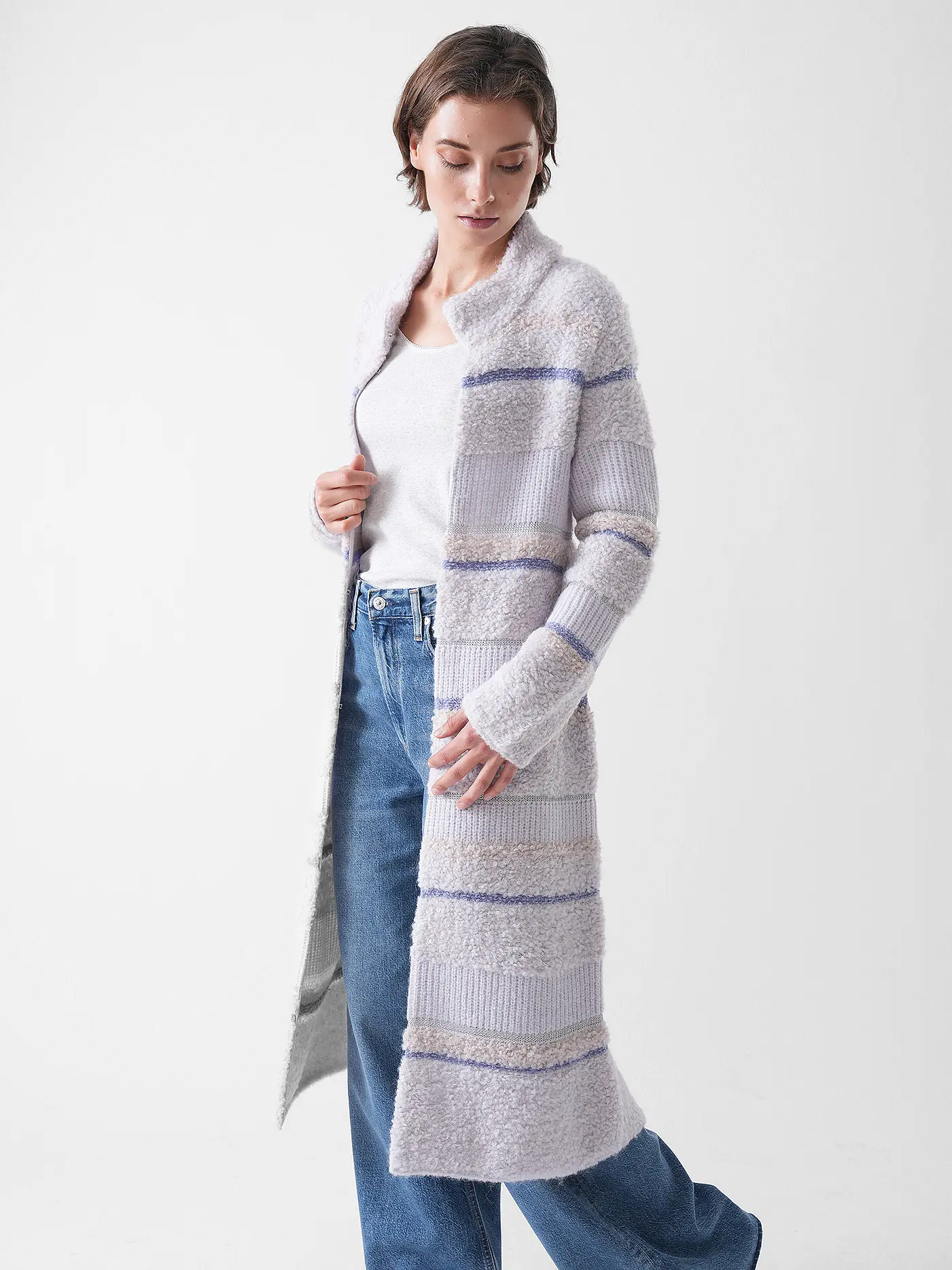MARC CAIN | Strickmantel  | hellblau