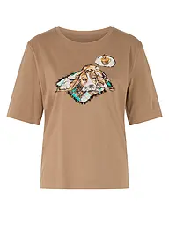 MARC CAIN | T-Shirt  | hellbraun